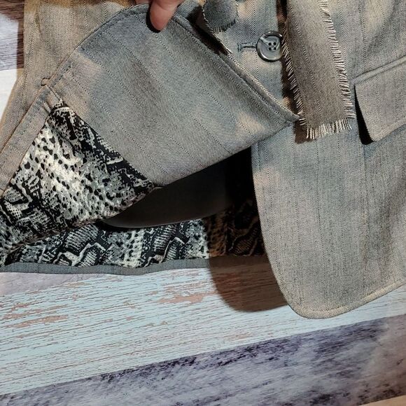 Upcycled M/L Button Up Skirt or Strapless Tank Top Tahari Fully Lined Festival - Picture 5 of 9